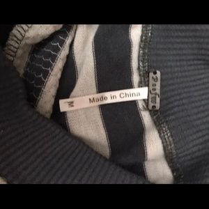 Sweater sequins and stripes